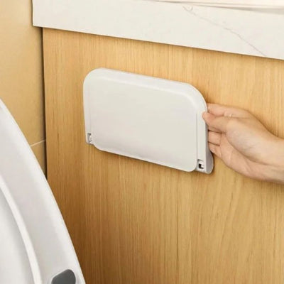 etagere mural salle de bain support telephone pliable