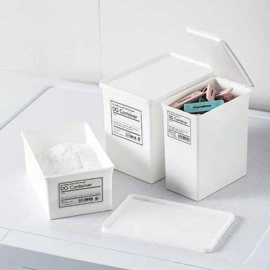 rangement de salle de bain, lot de 3 boites étanches