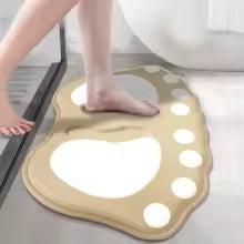 tapis salle de bain beige trĂšs doux