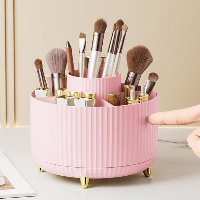 boite rangement maquillage , Organisateur maquillage rose 