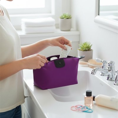 cabaia Trousse de toilette violette 