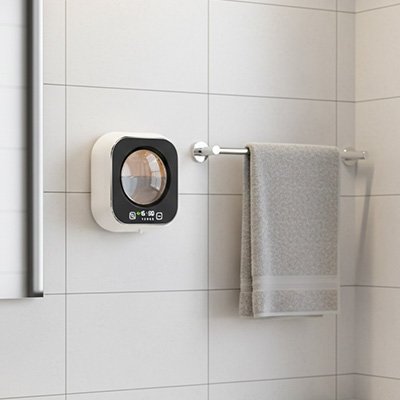 distributeur automatique de savon de mousse blanc , mural, blanc, grande capacité, 