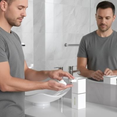 Distributeur de savon de mouse et liquide design
