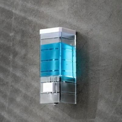 Distributeur de savon mural à pression manuelle sans poinçonnage transparent