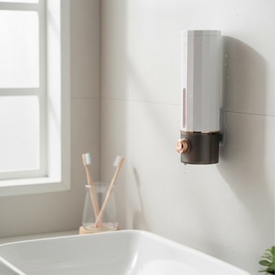 Distributeur de savon mural design simple à pressoir