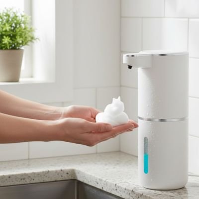 Distributeur de savon salle de bain automatique​ mousse