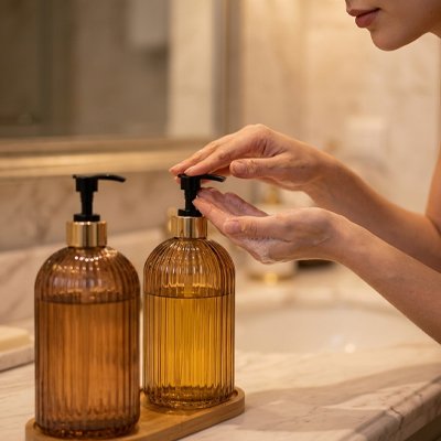Distributeur de savon​ Style moderne, épuré et esthétique pour la décoration intérieure
