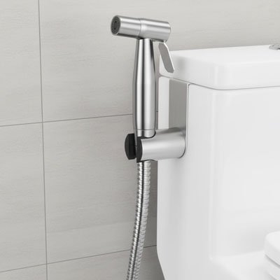 Douchette pour WC Pistolet pulvérisateur haute pression, chrome, classique