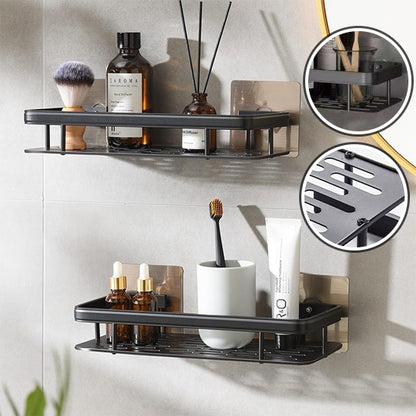 étagère de douche design noire mat
