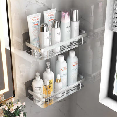 étagère de douche métal classique
