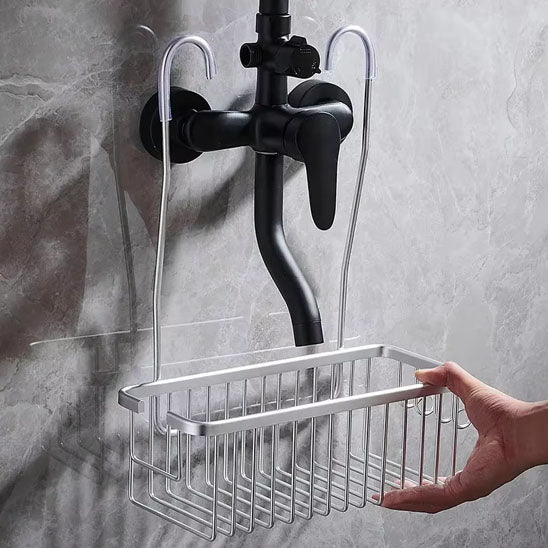 ETAGERE de salle de bain suspendue grise