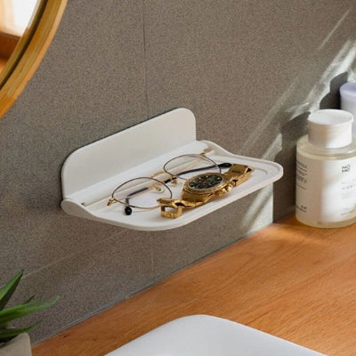 etagere murale salle de bain petite pliable sans perçage