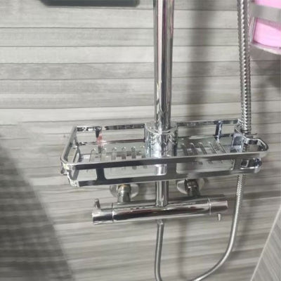 étagère salle de bain plateau de rangement