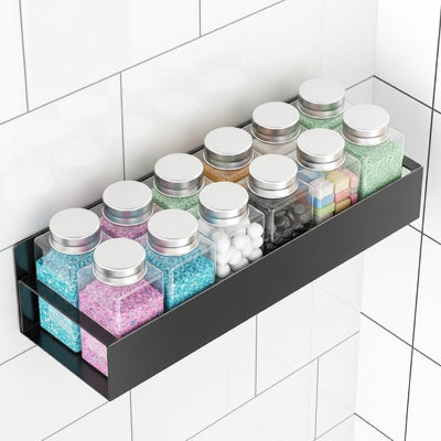 étagères salle de bain magnétiques larges 
