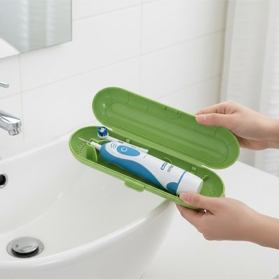 étui pour brosse à dents vert universel pour brosse à dents électrique 