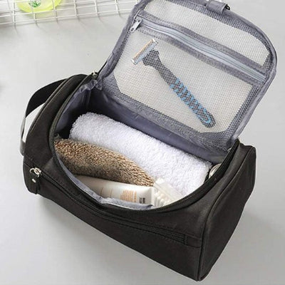 grande Trousse de toilette homme rangement à fermeture éclair
