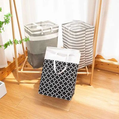Panier a linge sac à linge avec poignée et imperméable
