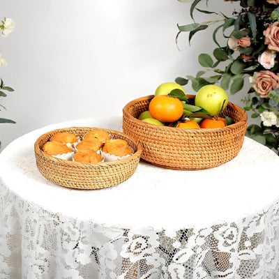 panier de rangement en osier