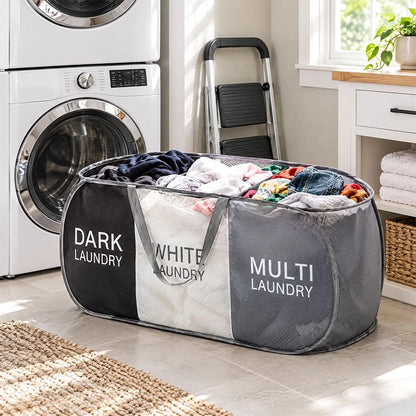 Panier linge pliable adapté pour un tri rapide 