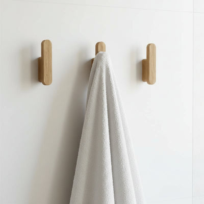 patere bois style, Crochets muraux rustiques en bois, bohème pastoral
