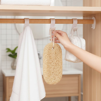 porte manteau pour salle de bain porte serviette crochet rond Matière ‎Plastique