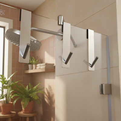 porte manteau salle de bain porte serviette crochet à porte chrome