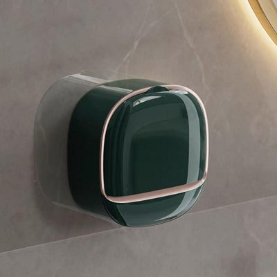 Porte savon douche couleur olive brillant, Système double couche auto-drainant