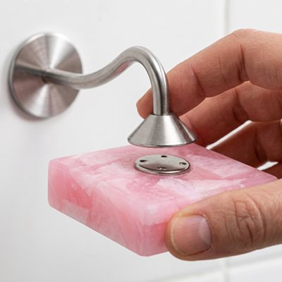 Porte savon hygiénique, séchage rapide, magnétique en acier inoxydable