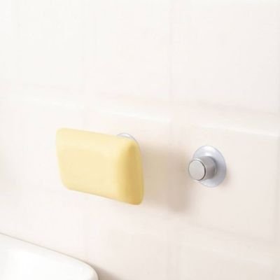 Porte savon mural porte-savon suspendu amovible pour salle de bain et douche