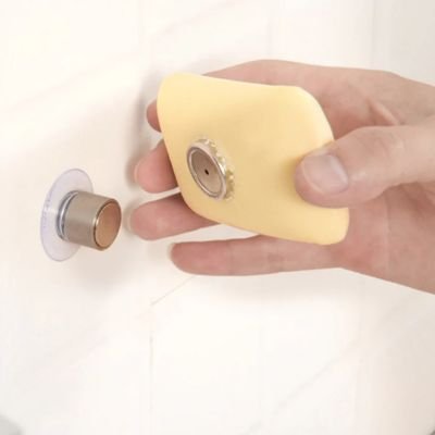 Porte savon mural suspendu amovible pour salle de bain et douche