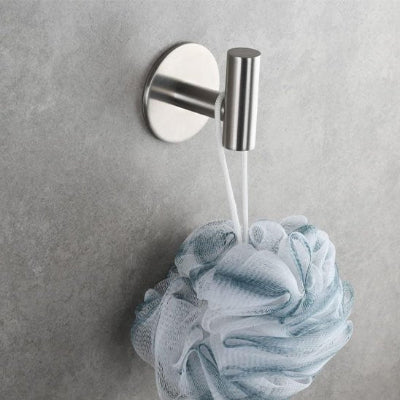 porte serviette salle de bain Crochet mural, chrome, forme de petit tube 