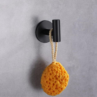 porte serviette salle de bain Crochet mural en forme de petit tube noir