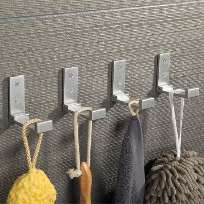 porte serviette salle de bain Crochet mural très solide chrome pliable 