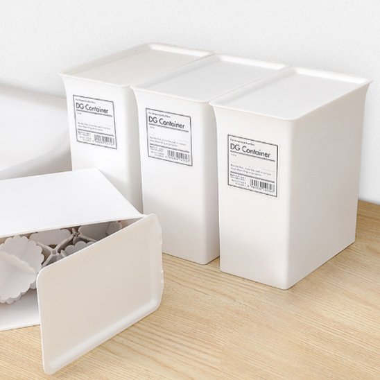 rangement de salle de bain, design élégant et fonctionnel, blanches, lot de 3
