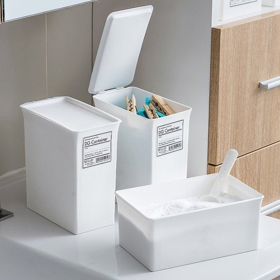 rangement de salle de bain étanche, blanches