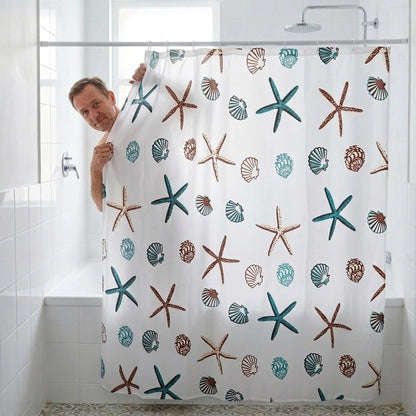 Rideau douche originale solide lavable facilement 