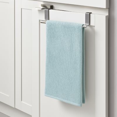 salle de bain porte serviettes chrome pour placards rectangulaire