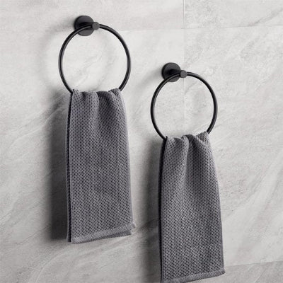 salle de bain Porte serviette anneau pivotant à 180°