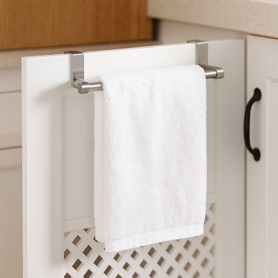 salle de bain porte serviettes petit format chrome 