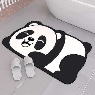 Tapis de bain banda Super absorbant en diatomée, mignon