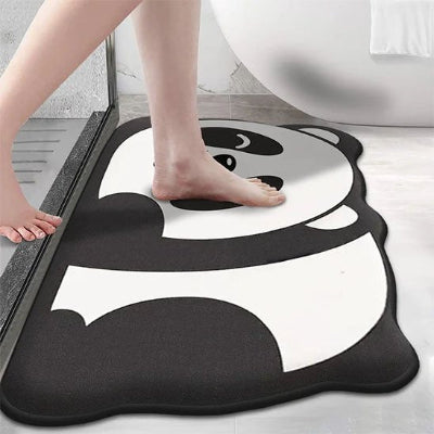 Tapis de bain Super absorbant en diatomée, mignon banda 