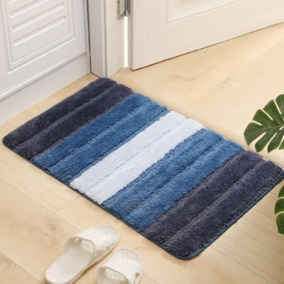 tapis pour salle de bain Antidérapant fond en latex fibre super douce peluches denses