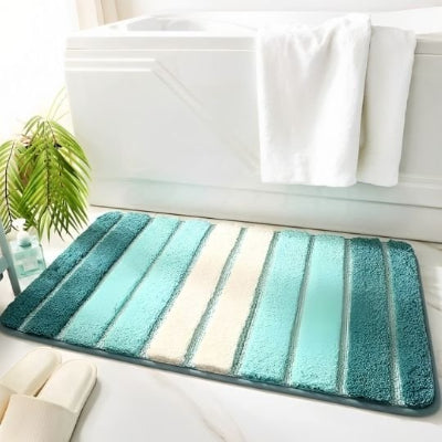 tapis pour salle de bain Antidérapant fond en latex peluches denses