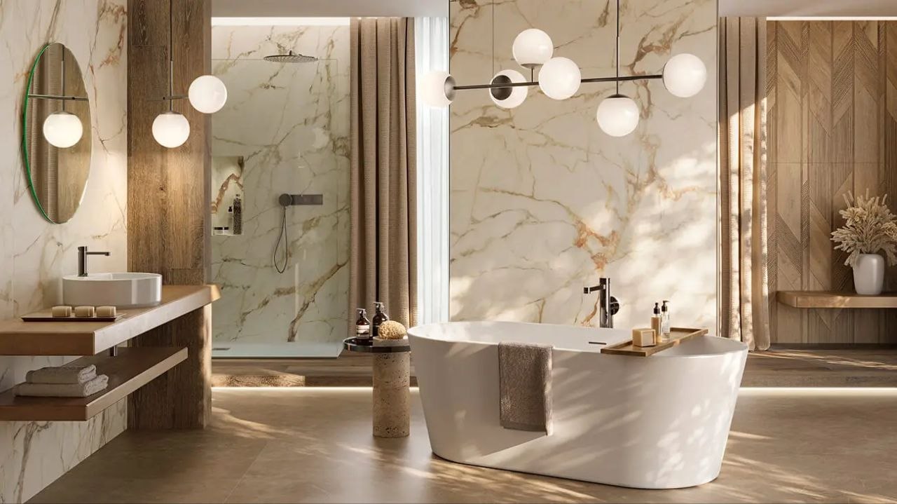 tout pour la salle de bain minimaliste moderne luxueuse